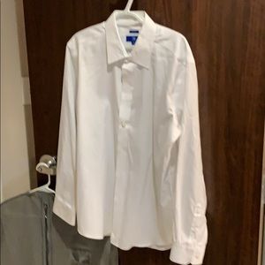 Long sleeve white dress shirt